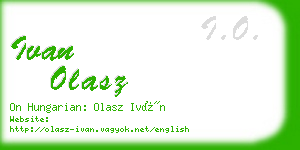 ivan olasz business card